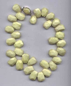 Lemon Stone Beaded Necklaces
