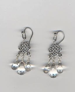 Silver & Crystal Earrings