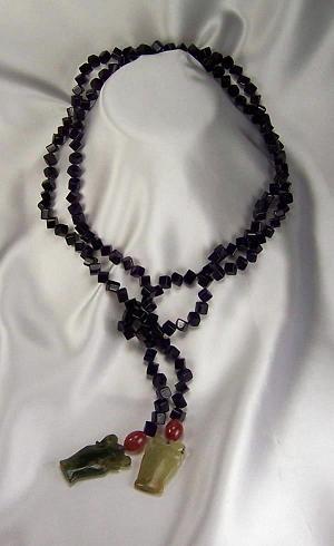 Amethyst Cube Lariat
