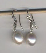 Sterling Silver &amp; Freshwater Pearl Earrings