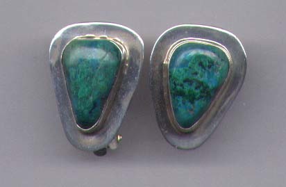Turquoise  Clip-On Earrings
