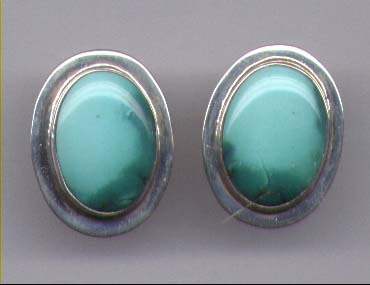 Turquoise Howlite Earrings