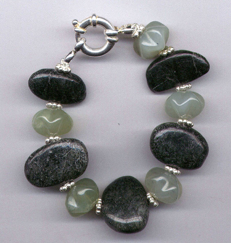New Jade Blossom Gemstone Bracelet