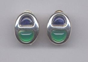 Aventurine & Sodalite  Gemstone Earrings