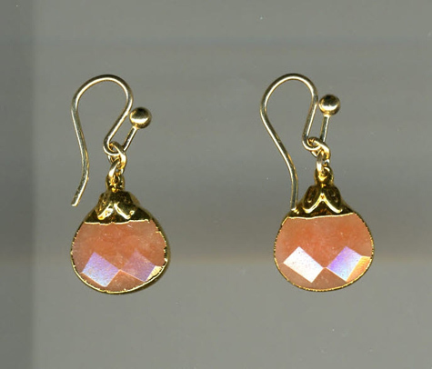 Carnelian &amp; Vermeil earrings