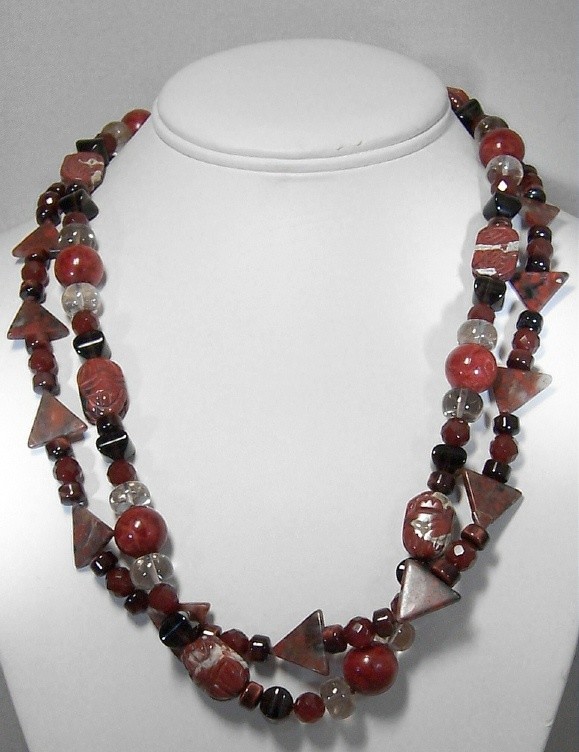 Multi stone necklace