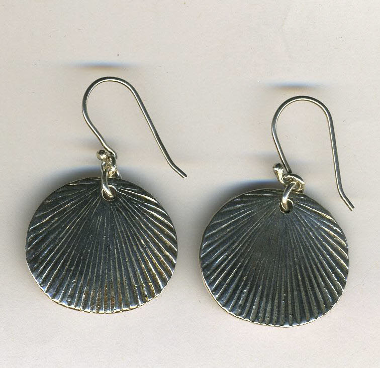 Silver earrings