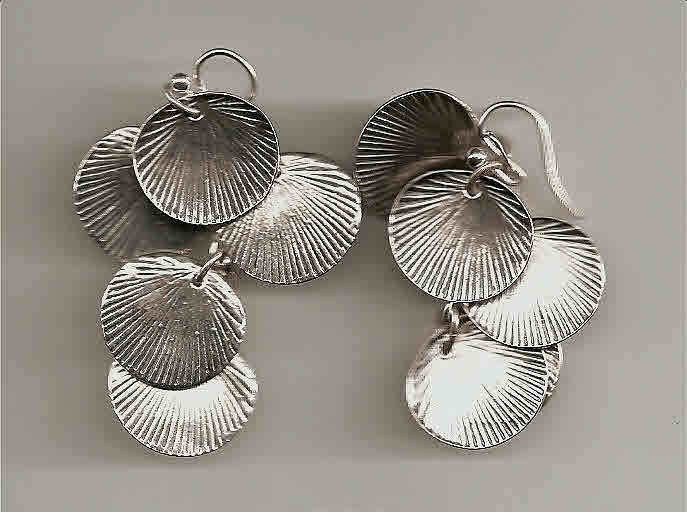 Silver earrings