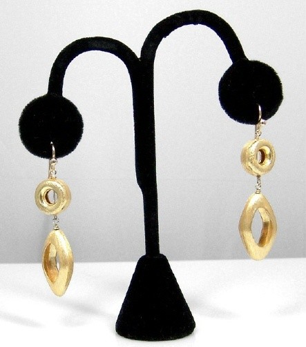 Vermeil drop earrings