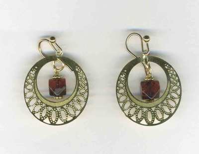 Vermeil & Swarovski earrings