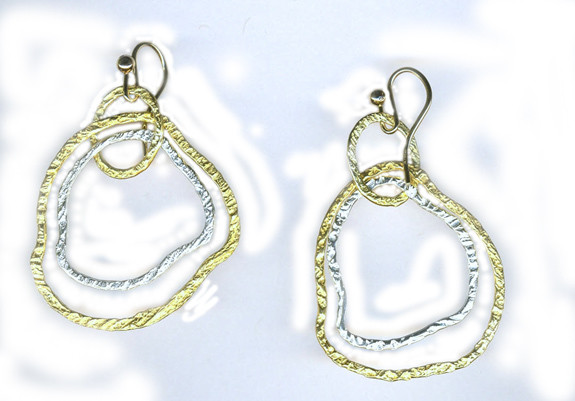 Silver &amp; Gold Earrings