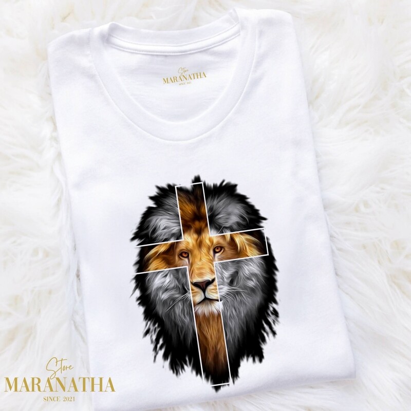 Camisa &quot;Leão da tribo de Judá&quot;