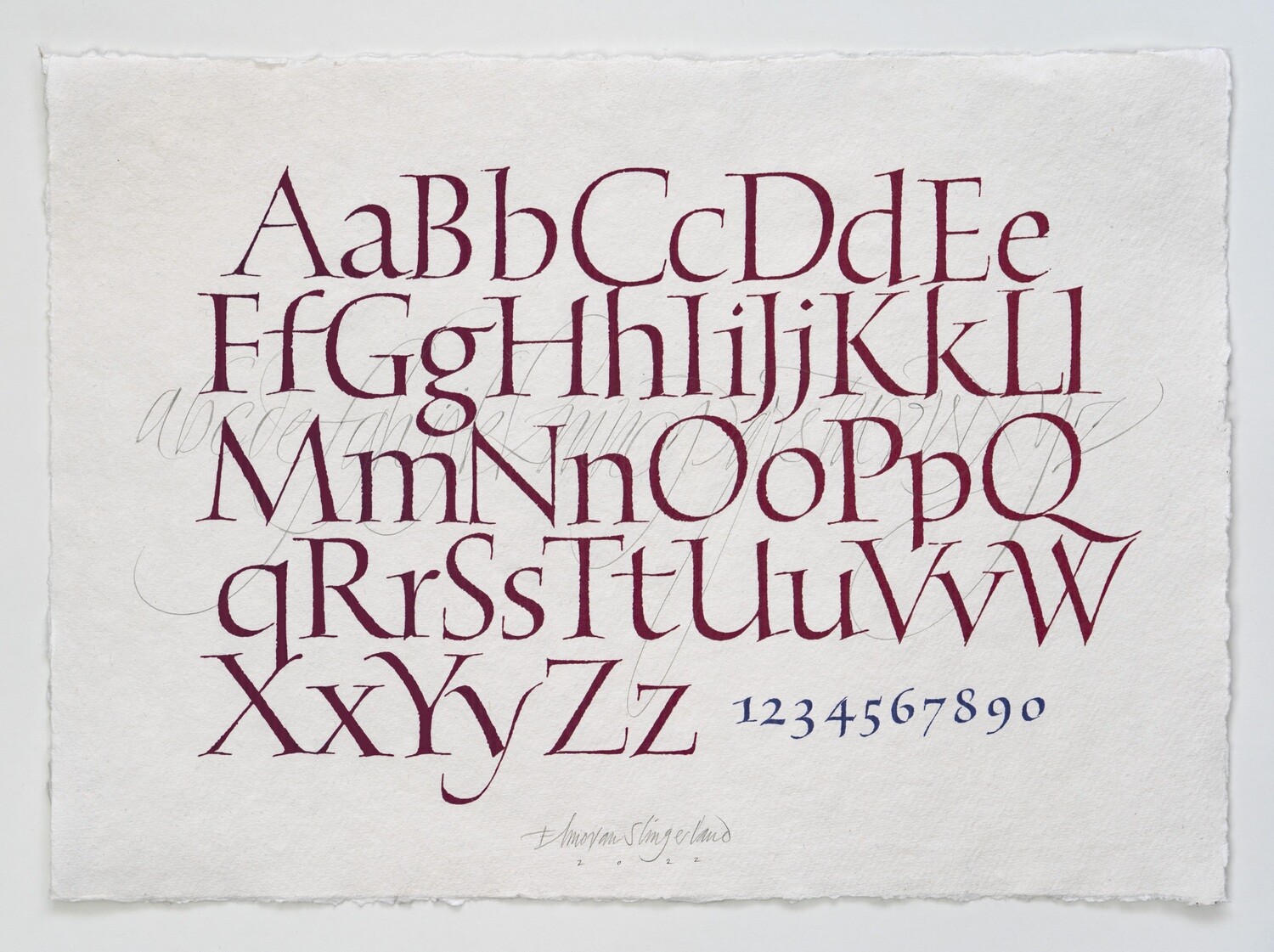 Print with added text