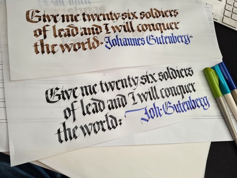 Online Workshop 01-2026: Blackletter Transformed:   from Structure to Spontaneity