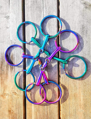 Loose Ring French Link Rainbow Bit