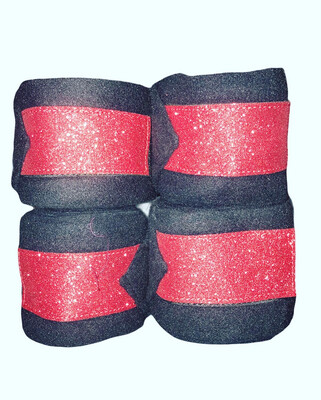 Set of 4 Glitter Polo Wraps
