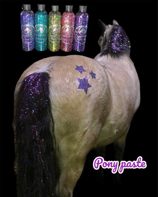 Glitter Glamour Pony Paste Manes Tails Feet Glitter Tattoo