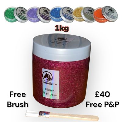 Glitter Hoof Balm Biodegradable Glitter 1kg