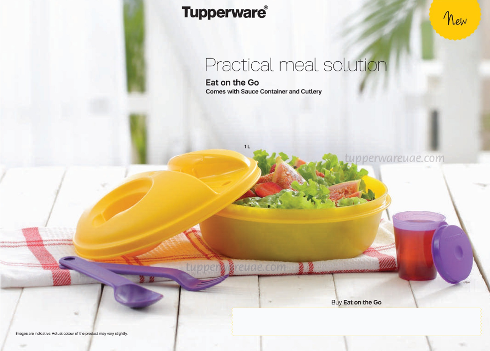 Tupperware Eat on the Go 1L 1pc