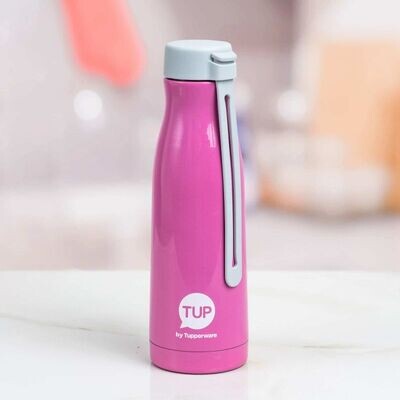 Tupperware Thermal Fashion Flask 400ml Pink 1pc