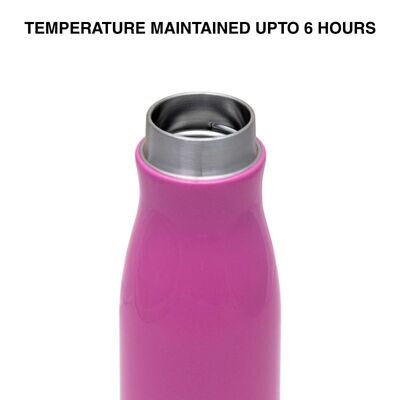 Tupperware Thermal Fashion Flask 400ml Pink 1pc