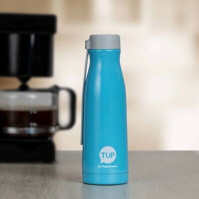 Tupperware Thermal Fashion Flask 400ml Blue 1pc