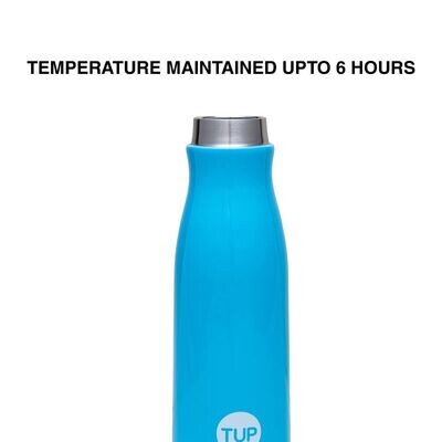 Tupperware Thermal Fashion Flask 400ml Blue 1pc