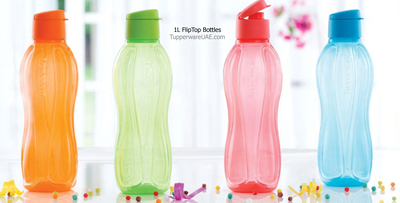 Tupperware Aquasafe FlipTop Bottle 1L - 1pc