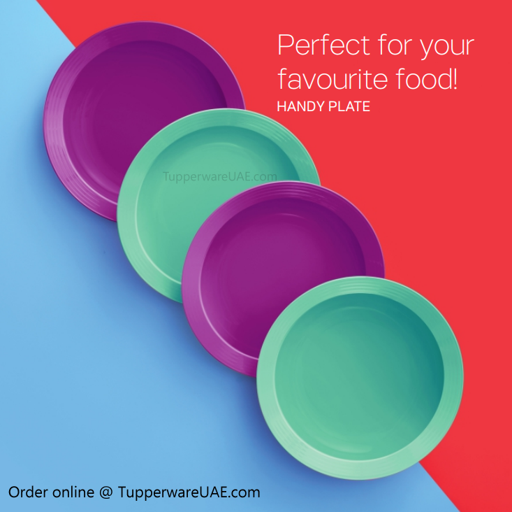 Tupperware Handy Plates - Set of 4
