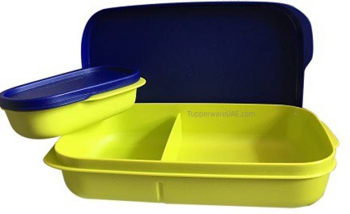 Tupperware MyLunch Set - Blue Lid