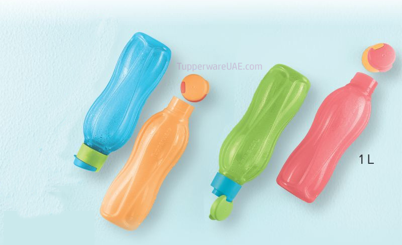 Tupperware FlipTop Bottle Limited Edition 1L - Set of 4