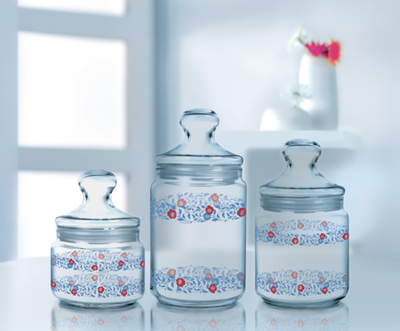 Luminarc Cyline Glass Canister - Set of 3