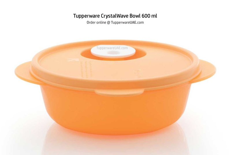 Tupperware Crystal Wave Bowl 600ml