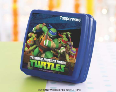 Tupperware Sandwich Keeper Turtle