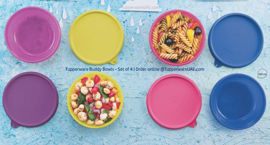 Tupperware Buddy Bowls 300ml - Set of 4