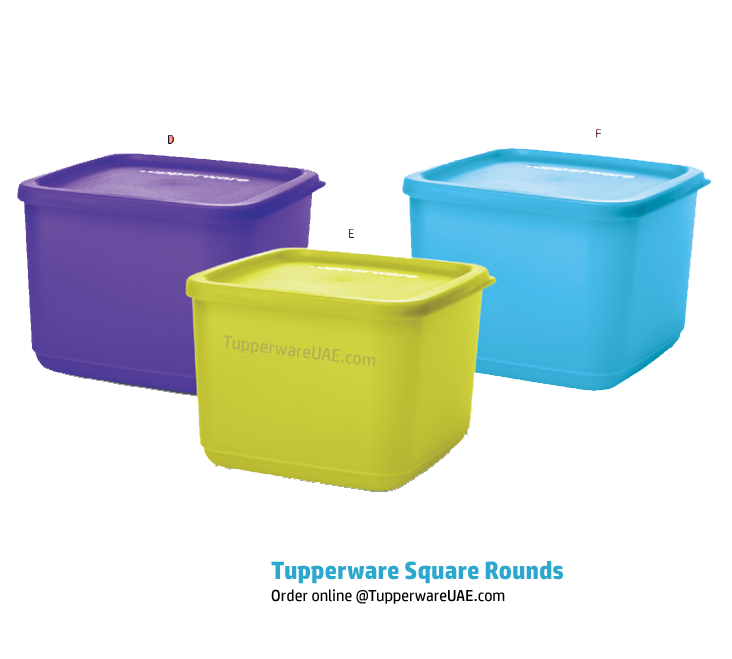 Square Round Medium Containers – Tupperware US