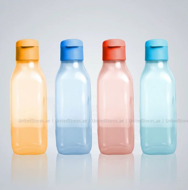 Tupperware FlipTop Square Bottle 500ml 1pc