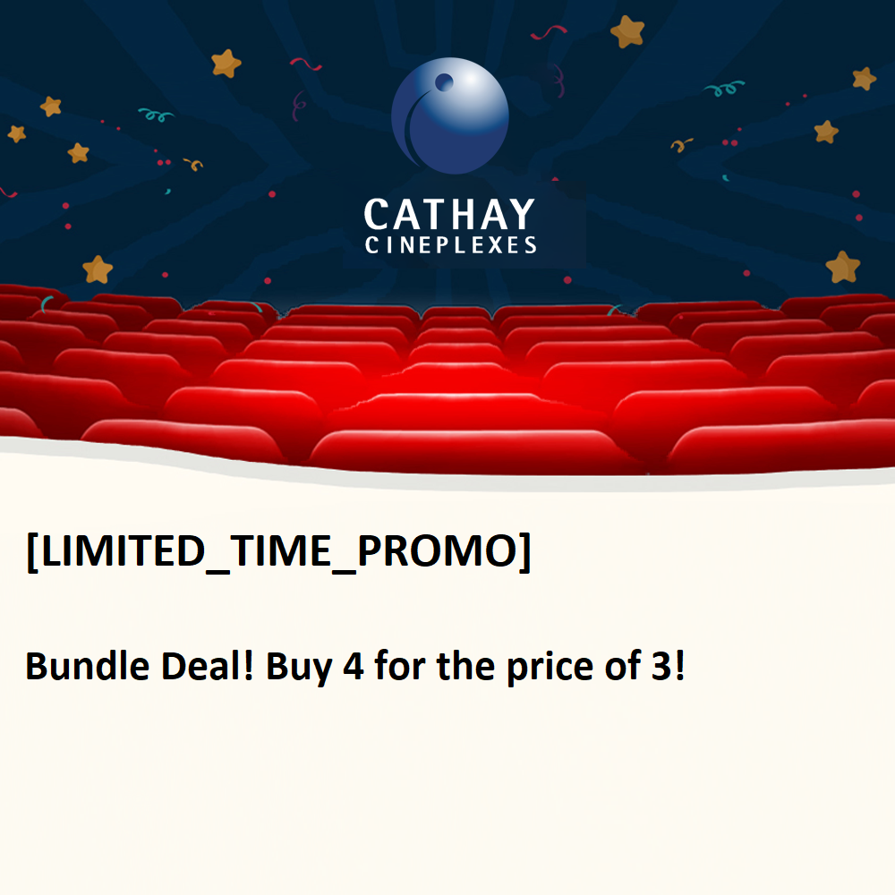 Movie Ticket Bundle (4 E-Tickets)