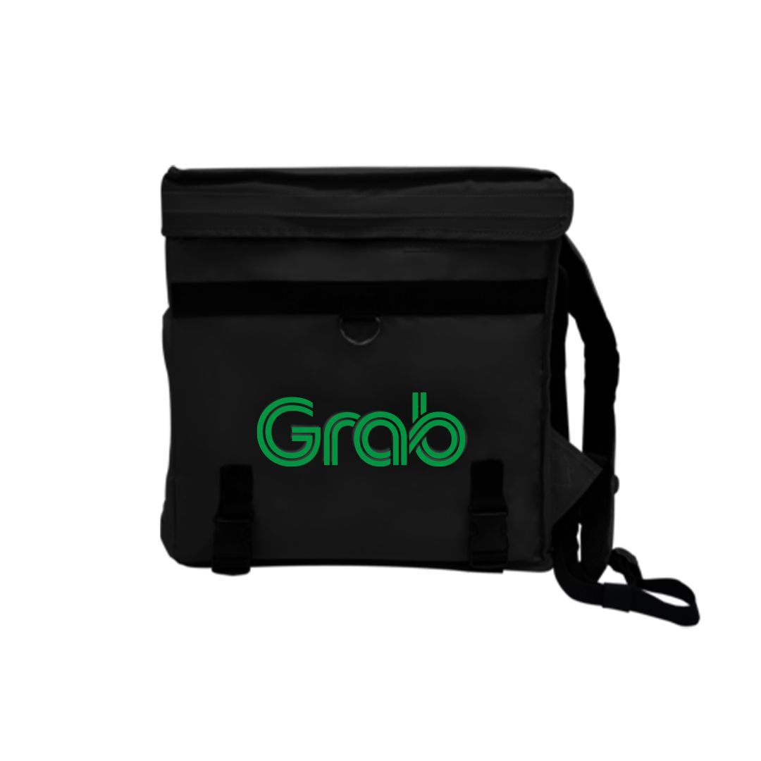GrabFood Black Backpack