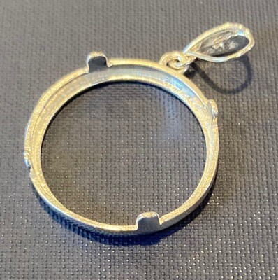 Sterling Silver Bezel Only (Purchase Coin Separately)
