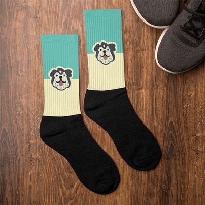 Old Friends Dog Game "Leo" Socks, Size: L