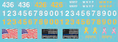 Western New York & Penna Locomotive Patch Out Set (WNYP)