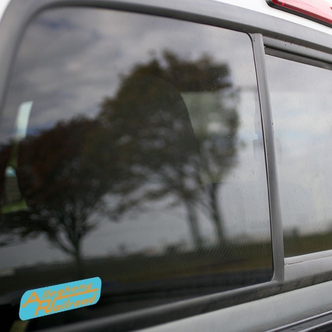Vinyl Sticker - Allegheny Railroad (Light Blue/Orange)