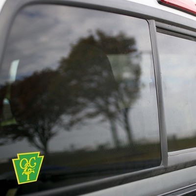 Vinyl Sticker - Oil Creek and Titusville (OCT Green/Yellow) Logo