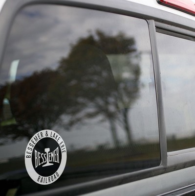 Vinyl Sticker - Bessemer and Lake Erie Logo (BLE)
