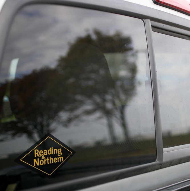Vinyl Sticker - Reading and Northern Railroad Logo (RBMN)