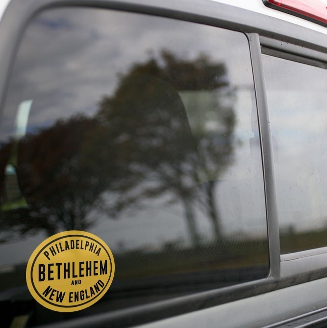 Vinyl Sticker - Philadelphia Bethlehem and New England (PBNE) Logo