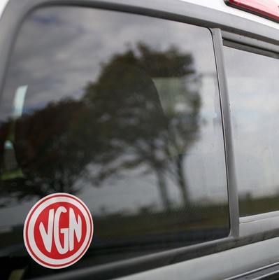 Vinyl Sticker - Virginian Railroad (VGN) Logo (Red/White)