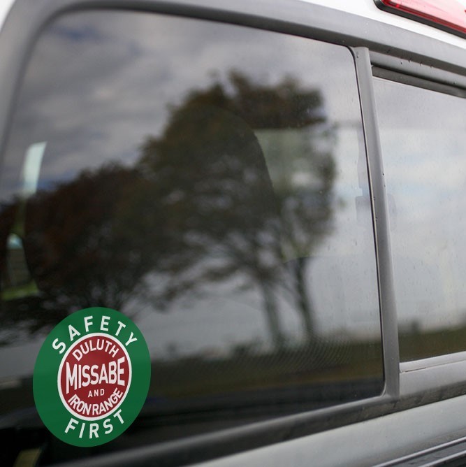 Vinyl Sticker - Duluth, Missabe and Iron Range (DMIR) Safety Logo