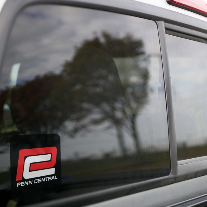 Vinyl Sticker - Penn Central (PC) Red P Logo